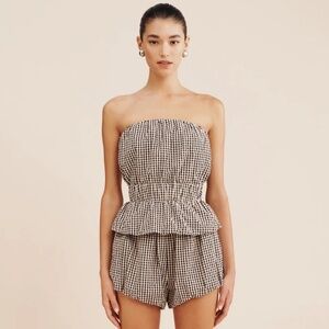 Posse Aurelia Gingham Shorts